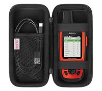 Maleta bovke para Garmin gpsmap 64sx / 66i / 66sr / 66s / 65s / 78sc, Garmin Inreach Explorer + portátil GPS y comunicador por satélite a pie, Cable y Accesorios USB de Bolsillo, Negro+Negro
