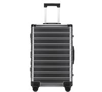 Maleta Cabina Maleta Clásica con Estructura De Aluminio con Cerradura TSA Sin Cremallera Y Ruedas Silenciosas Maletas de Viaje Cabina (Color : D, Size : 29")