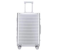 Maleta Cabina Maleta Clásica con Estructura De Aluminio con Cerradura TSA Sin Cremallera Y Ruedas Silenciosas Maletas de Viaje Cabina (Color : A, Size : 24")