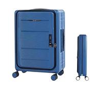 Maleta Cabina Maletas Plegables Carro Ajustable Equipaje De Mano Maleta Abierta Frontal Maletas de Viaje Cabina (Color : D, Size : 24 in)