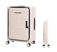 Maleta Cabina Maletas Plegables Carro Ajustable Equipaje De Mano Maleta Abierta Frontal Maletas de Viaje Cabina (Color : C, Size : 20 in)