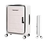 Maleta Cabina Maletas Plegables Carro Ajustable Equipaje De Mano Maleta Abierta Frontal Maletas de Viaje Cabina (Color : H, Size : 20 in)