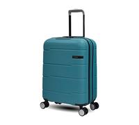 Maleta Trolley Cabina Rigida, Material ABS Reciclado 70%, 4 Ruedas Dobles Silenciosas, Cerradura TSA, Expandible, Forro de Poliéster, Ideal para Viajes, Adecuado para Aerolíneas, Color : Turquesa