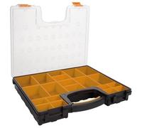 Maleta/Caja de almacenamiento con compartimentos de plástico extraíbles - PEREL
