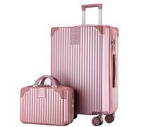 Maleta Con Compartimento For Computadora Portátil, Maleta Con Ruedas Liviana, Impermeable A Prueba De Polvo, Equipada Con Cerradura De Combinación Antirrobo Y Antirrobo ( Color : 24 Bag , Size : Rose