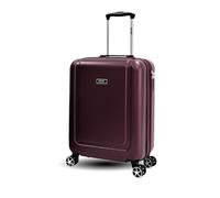 Maleta de Cabina, Tela Cabina Trolley Duradero, ABS Ecológico 70% Reciclado, 4 Ruedas Dobles Silenciosas, Cerradura TSA, Expandible, Ligera, Adecuada para Aerolíneas, Kappa-Grace (Red, Size: 20")