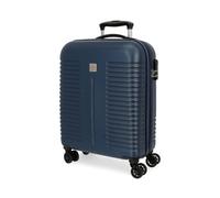 Maleta de Cabina Ampliable ROLL ROAD India Azul Oscuro (40x55x20+5cm - 37L)