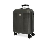 Maleta de Cabina Ampliable ROLL ROAD India Gris (40x55x20+5cm - 37L)