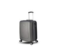 Maleta de Cabina Expandible - Trolley Rígido ABS, 4 Ruedas Dobles 360°, Cerradura de 3 Dígitos, Ligera y Resistente, Equipaje de Mano Aprobado - Color Gris - Unik