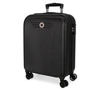 MOVOM Riga, Maleta De Cabina Rígida 55cm Unisex Adulto, Negro (Black), Media