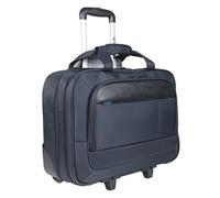 Maleta de Cabina para Ordenador Portátil 14-17'', Maletín de Viaje con Asa Telescópica Laptop 15,6", Portadocumentos Resistente al Agua, Azul Marino
