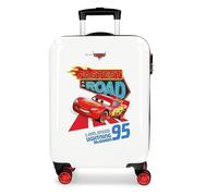 Maleta De Cabina Roja 55Cm ABS Dura Carro Para Niños Equipaje De Mano 4Ruedas