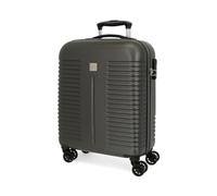 ROLL ROAD India, Maleta De Cabina Rígida 55cm Unisex Adulto, Antracita, Media