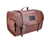 Maleta de cuero auténtico marrón aprox. 26 litros 38x27x26 para Vespa / LML