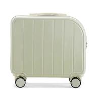Maleta de embarque con contraseña para carrito, partición de almacenamiento de gran capacidad, ajuste de varias velocidades, equipaje silencioso con ruedas universales (blanco 42*41*20CM)