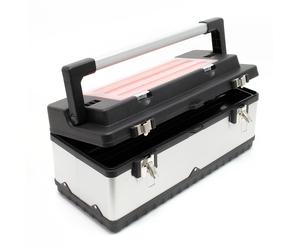 Maleta de herramientas grandes de INOX+ PVC con organizador