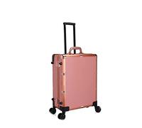 Maleta De Maquillaje, Pies Plegables Livianos, Rodillos para Ahorrar Esfuerzo Y Comodidad, Maleta Inteligente con Ruedas para Belleza Y Manicura (E)