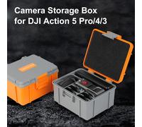 Maleta de transporte dura PULUZ para DJI Osmo Action 5 Pro/4/3, accesorios, caja de almacenamiento protectora para exteriores, funda multia prueba de arañazos