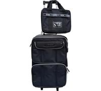 Maleta de viaje con bolsa para ordenador portátil, 63 x 39 x 24 cm, con asa telescópica y ruedas, maletín de negocios con compartimento para ropa y compartimento para documentos, estable y ligero