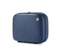 Maleta de Viaje， Suitcase Check in Hold Luggage Lightweight PP Hard Shell Travel Trolley Suitcase with 4 Spinner Wheels TSA Lock(Navy,14")