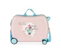 Maleta Disney Carretilla Unisex Poliéster Rosa