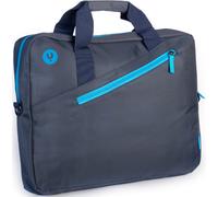 Maletín Monray Ginger para Portátiles hasta 15.6'/ Cinta para Trolley/ Azul