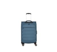 Maleta giratoria Travelite Skaii de nailon con 4 ruedas azul