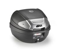 Givi Maleta moto E300NT2 Tech 30 L Negro texturizado, catadióptricos ahumados, cierre Micro 2
