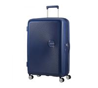 Maleta grande american tourister soundbox spinner 77cm/ 77x51.5x29.5cm/ 4 ruedas/ azul marino