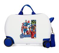 MALETA INF.ABS 4R.(2 MULTI.) 45CM. AVENGERS BLANCO-AZUL C.10
