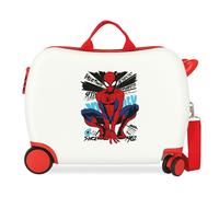 MALETA INF.ABS 4R.(2 MULTI.) 50CM. SPIDERMAN AMAZING BLANCO