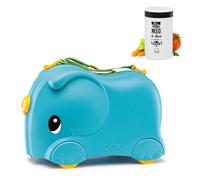 Maleta infantil Molto Smiler Azul + Termo para comida