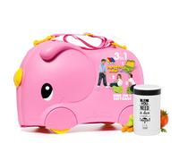Maleta infantil Molto Smiler Rosa + Termo para comida