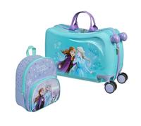 Maleta infantil Ride-On, juego de equipaje con mochila infantil, personalizados con nombre, carrito para sentarse arriba, Equipaje para niños