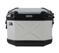 Maleta lateral Alu Xplorer 30 plata derecha