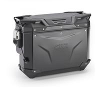 Maleta lateral derecha Givi Trekker Outback EVO SMART aluminio negro 33 L
