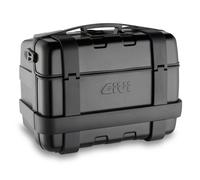 GIVI TRK46B Trekker 46-Monokey Baúl con Cover de Aluminio, Color Negro, Carga Máxima 10 Kg