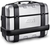 GIVI Trekker 46 Monokey Alforja superior de aluminio / alforja lateral, negro/plata, Talla 46 litros