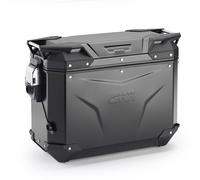 Maleta lateral Givi Trekker Outback EVO SMART aluminio negro, 37 L sin cerradura Maleta Derecha