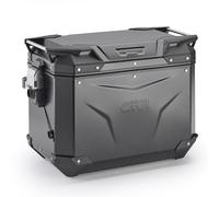 Maleta lateral Izquierda Givi Trekker Outback EVO Smart en aluminio negro, 48 L Maleta Izquierda