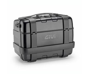 Maleta lateral o central Givi Monokey Trekker 46 Litros en plástico negro