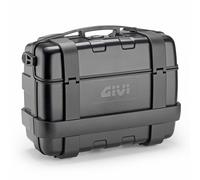 Maleta lateral o central Givi Monokey Trekker Lite 33 Litros en plástico negro con apertura superior