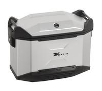 Maleta lateral Xceed 38 ltr. derecha - plata