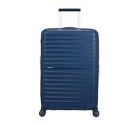 Maleta Mediana American Tourister FastForward Spinner Expansible 68cm/ 68x46x30cm/ 4 Ruedas/ Azul Marino