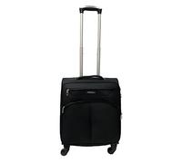 Maleta Pequeña Cabina On board de Viaje Equipaje de Tela Peso Pluma Resistente+PC,Extensible, Ruedas 360 universales, Super Ligera Extra Light, Comoda y Duradera Large 20’’: 54*23*40 cm 50L 2.5 kg