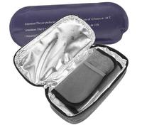 Maleta portátil refrigerada de insulina con aislamiento, bolsa de insulina lavable, bolsa de insulina para medicina , bolsa médica de poliéster, para gestión de viajes, temperatura