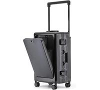 Maleta Retro de 20" o 24" con Ruedas for portátil(Nero,26inch)