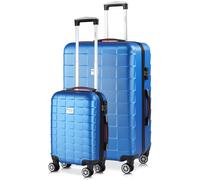 Maleta rígida 2 piezas Exopack Azul M/XL en ABS 38l, 105l