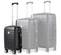 Maleta rígida Exopack negra M 40L rígida ruedas trolley
