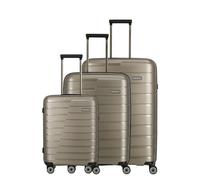 Travelite Air Base Juego de maletas de 4 ruedas 3 pzs. color dorado